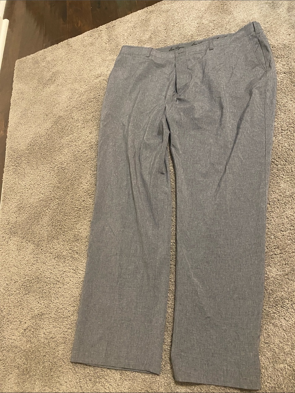 Hogan Men's Gray Dress Pants - Heathered Finish